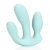 VIBRATEUR 3-1 EN SILICONE LIQUIDE BREEZY BLUE LOVELINE