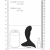 VIBRADOR ANAL RECARREGÁVEL GERON SIMPLICITY PRETO nº3