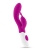 VIBRADOR COM ESTIMULADOR DE CLITÓRIS GUMMIE ROXO E LUBRIFICA