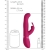 VIBRADOR IZARA ROTATING BEADS RABBIT ROSA VIVE nº3