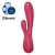 VIBRADOR MONO FLEX CON APP Y BLUETOOTH SATISFYER ROJO nº8