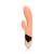 VIBRADOR RABBIT ULTRA SOFT SILICONE RABBIT CERAMIC PEACH LOV