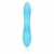 VIBRADOR RIBBED ULTRA SOFT SILICONE RABBIT GLACIAL BLUE LOVE