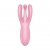 VIBRADOR THREESOME 4 COM APP SATISFYER ROSA nº4