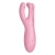 VIBRADOR THREESOME 4 COM APP SATISFYER ROSA nº8