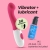 VIBRATORE TROLLIE CON LUBRIFICANTE A BASE D'ACQUA INCLUSO CR