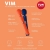 VIM WAND RUMBLE VIBRADOR RECARGABLE SILICONA NARANJA nº5