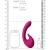 VIVE MIKI - VIBRADOR PUNTO G PULSANTE Y PARPADEANTE - ROSA n