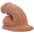 WARNELL DILDO ULTRA REALÍSTICO Y ELÁSTICO 9.5 CM MULATO nº2