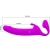 ZANINI DILDO STRAP-ON SIN ARNES 10 VIBRACIONES MORADO nº7