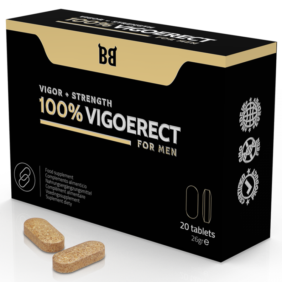 100% VIGOERECT POTENCIADOR PARA HOMBRE 20 CÁPSULAS