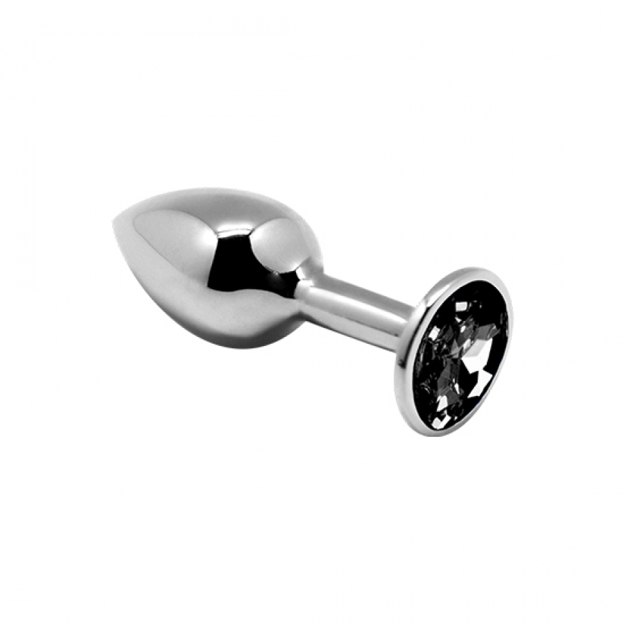 Alive - mini metal butt plug s - negro