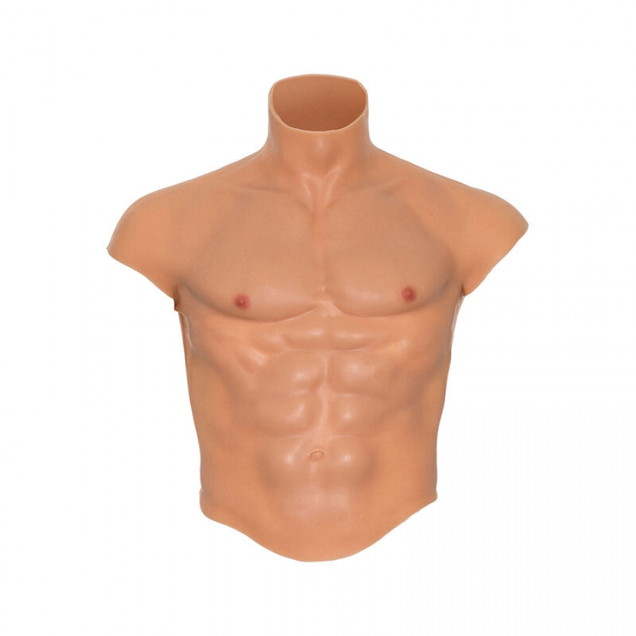 ALTER EGO CAMISETA SILICONA TORSO MASCULINO CON ABDOMINALES