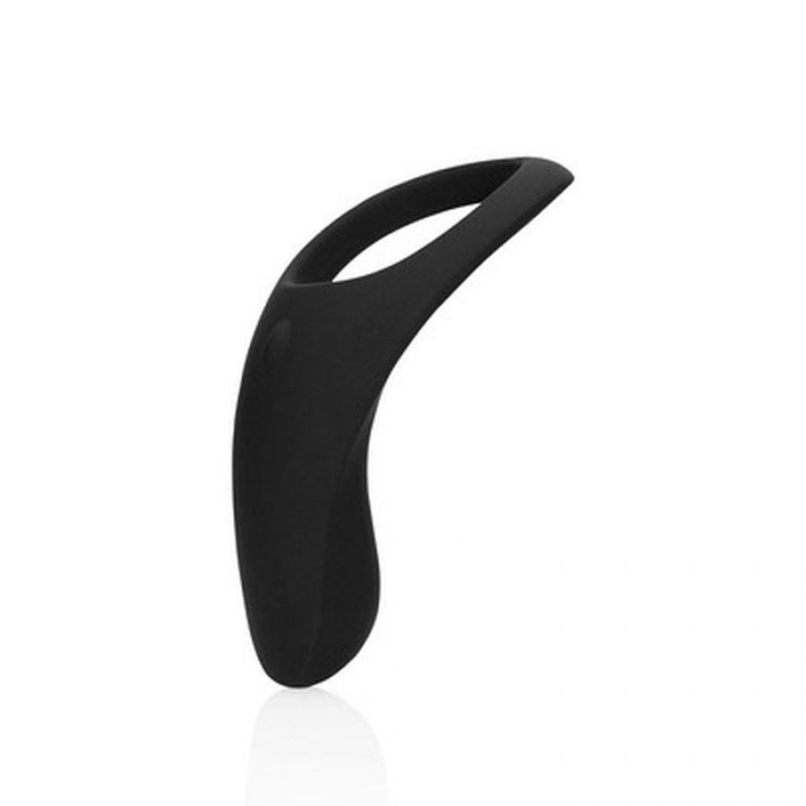 ANNEAU POUR LE PENIS AVEC VIBRATION POINTED LICORICE BLACK L