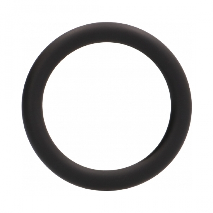 ROUND RING LARGE BLACK