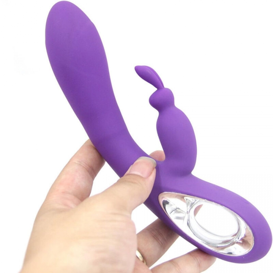 VIBRATEUR  ANNEAU DE TIRAGE BELLA VIOLET RABBIT