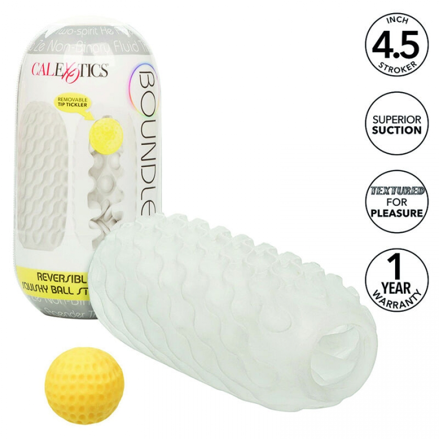 BOUNDLESS SQUISHY RÉVERSIBLE BALL STROKE GRIS