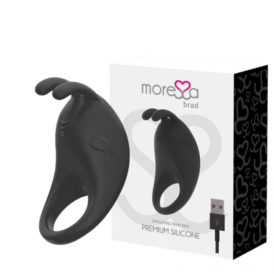 BRAD PREMIUM SILICONE RECHARGEABLE NOIR