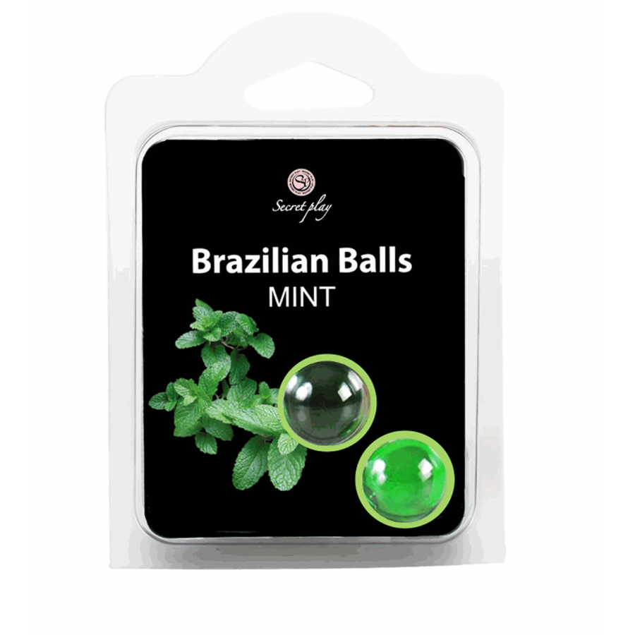 Secret play set 2 palline brasiliane aroma menta