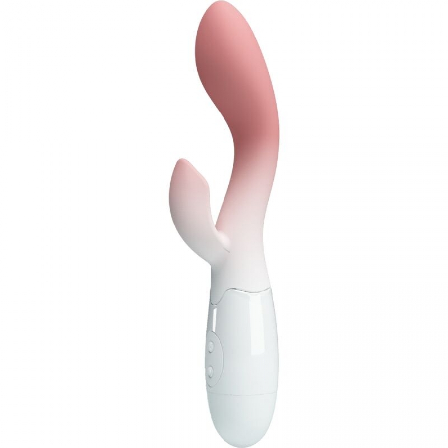 BRIGHTY VIBRADOR PUNTO G + ESTIMULADOR CLÍTORIS 30 VIBRACION