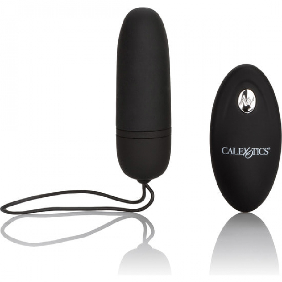 Oeuf vibrateur en silicone avec bouton noir