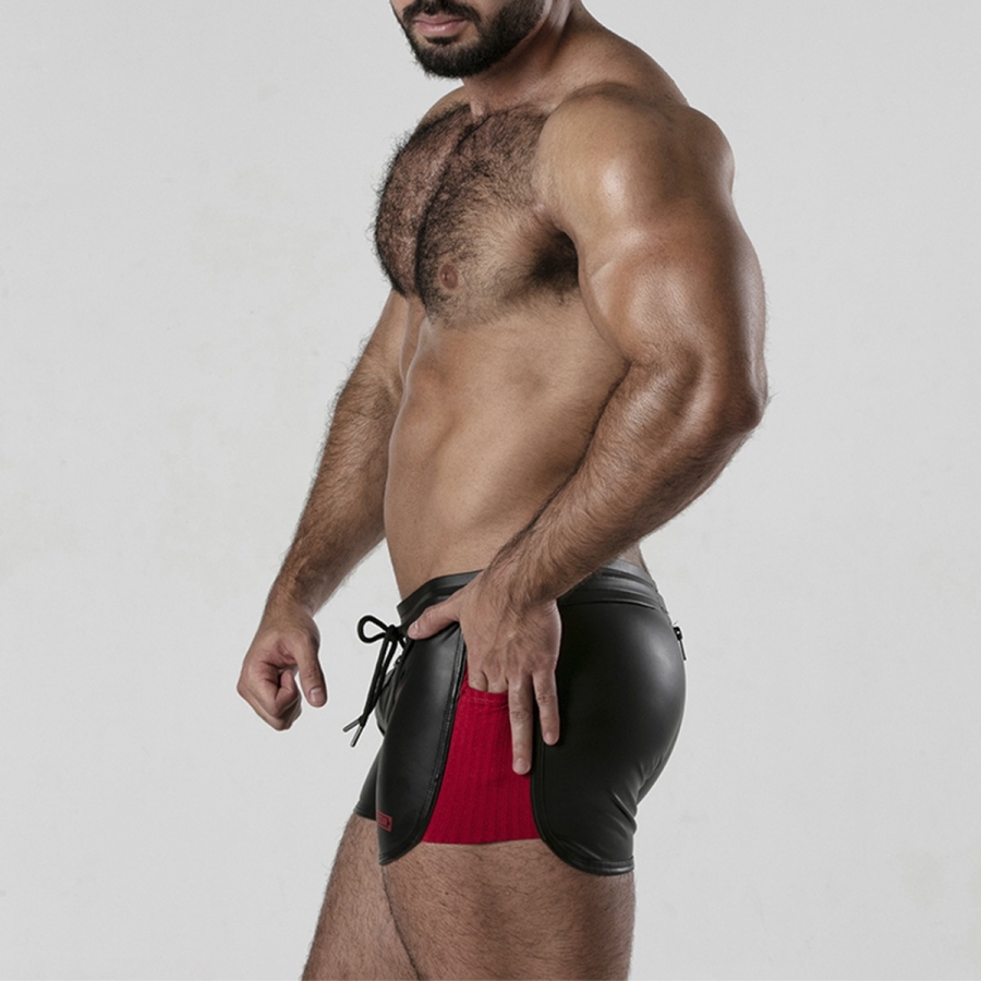 SHORTS OUVRANTS 2 WAY ZIPPER CONTRAST SHORT ROUGE
LOCKER GEA
