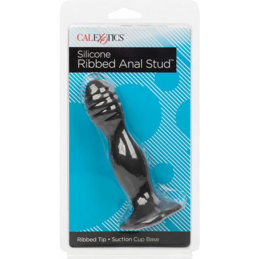 RIBBED ANAL STUD 8