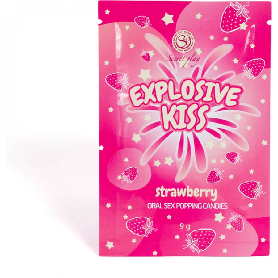 BONBONS PÉTILLANTS EXPLOSIVE KISS FRAISE SECRET PLAY