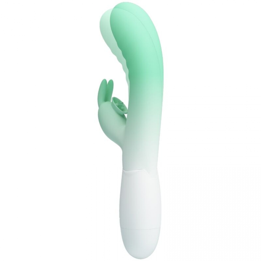 CERBERUS VIBRADOR RABBIT 3O VIBRACIONES VERDE