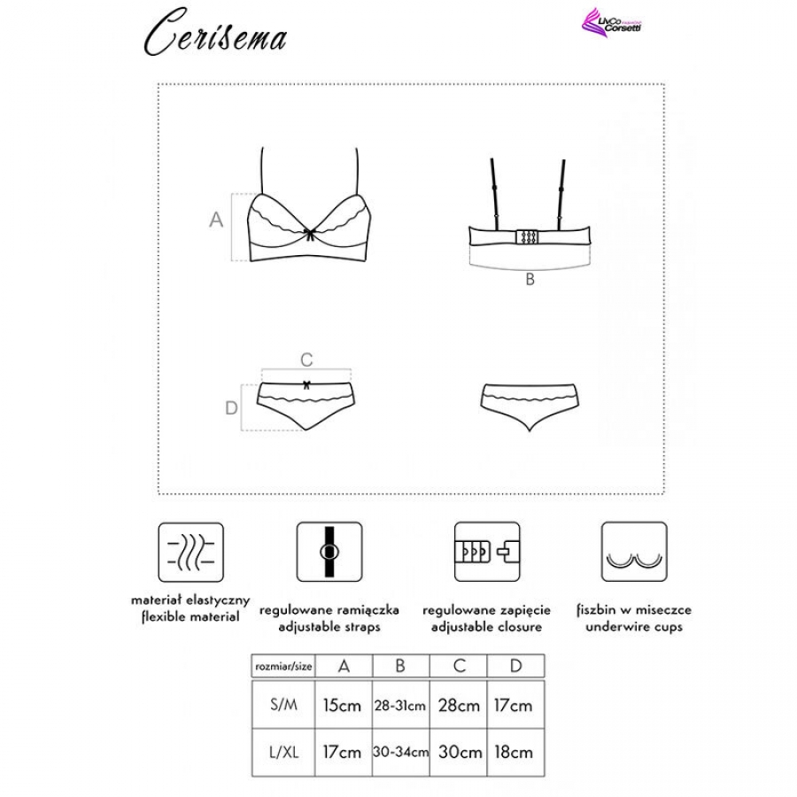 CERISEMA LC 21005 BRA + PANTY  9