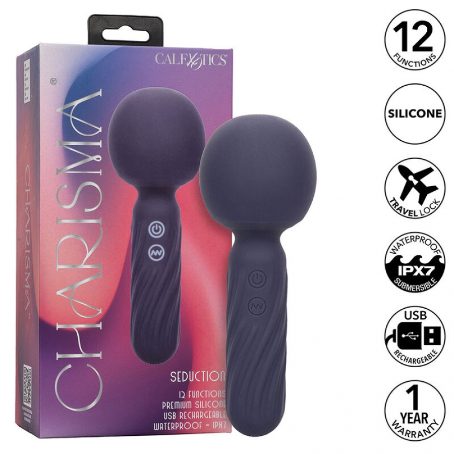 CHARISMA SEDUCTION MASSEUR 12 FONCTIONS 17,75 CM X 6,25 CM V