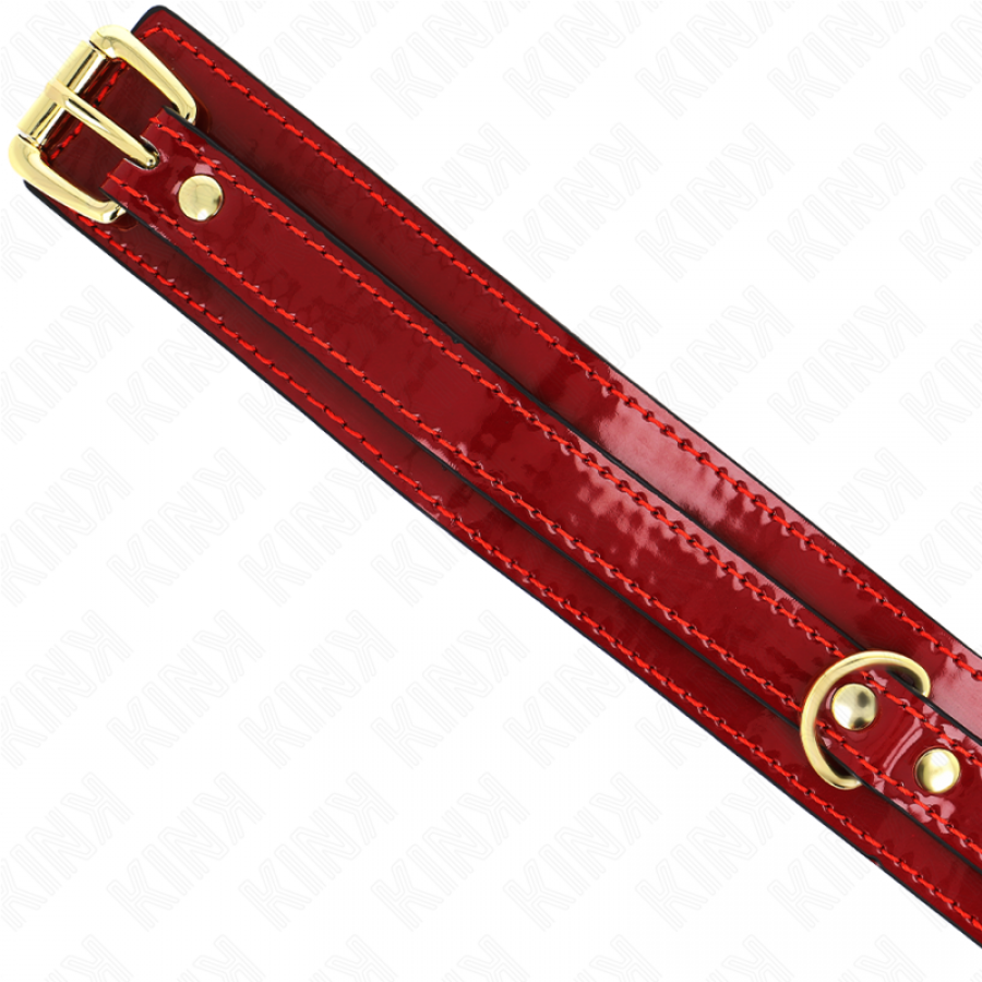 COLLAR AJUSTABLE ROJO VINO DET 5