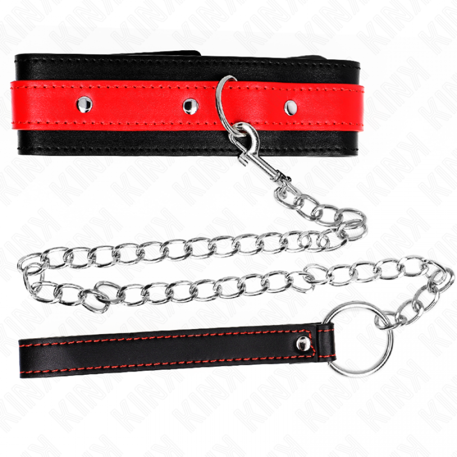 COLLAR CON CORREA 65 CM ROJO A 5