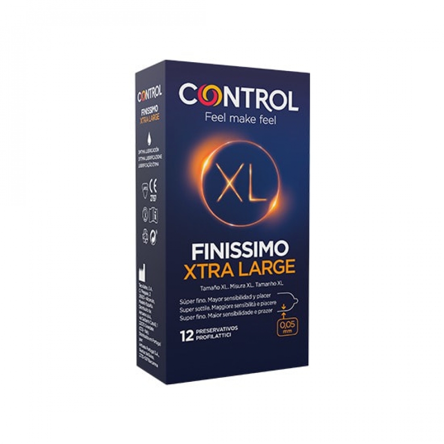 Préservatifs Control Finissimo Xtra Large 12uds