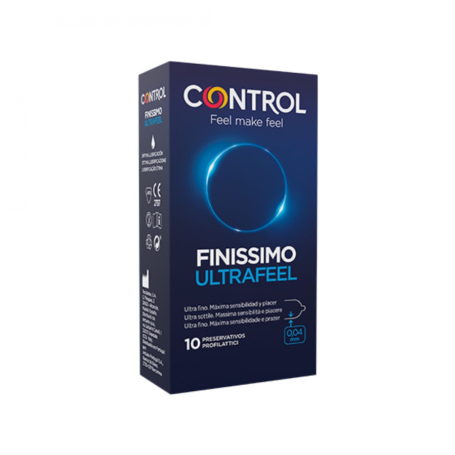 Preservativos de controle finissimo ultrafeel 10 unidades