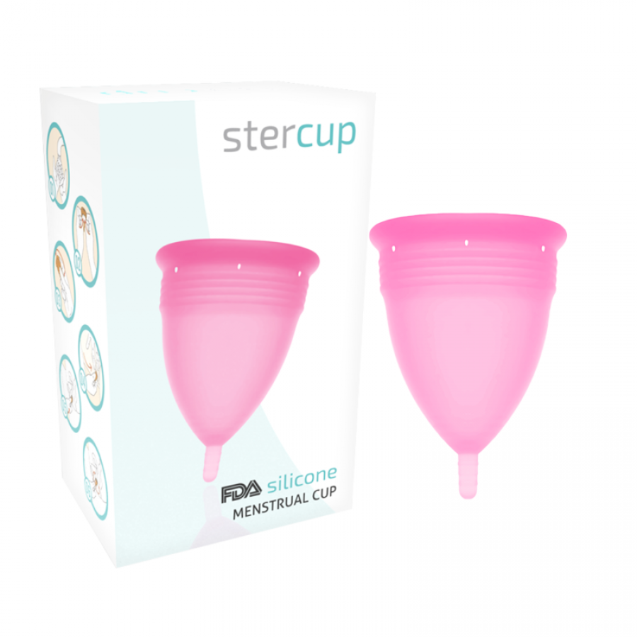 COUPE MENSTRUELLE  TAILLE S COULEUR ROSE FDA SILICONE