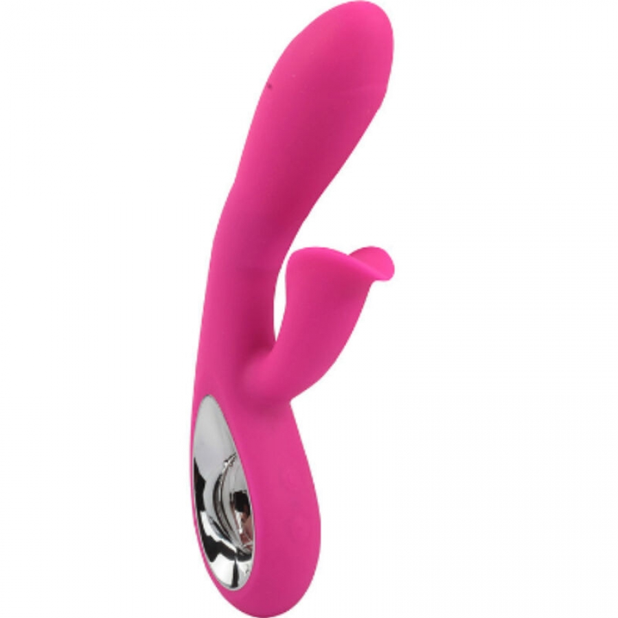 VIBRATEUR DARO & STIMULATEUR ANNEAU DE TIRAGE FUCHSIA nº