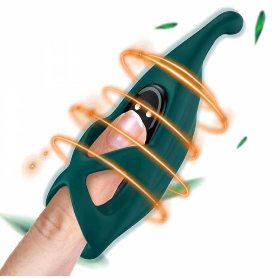 STIMOLATORE E VIBRATORE PER DITA VERDE nº1