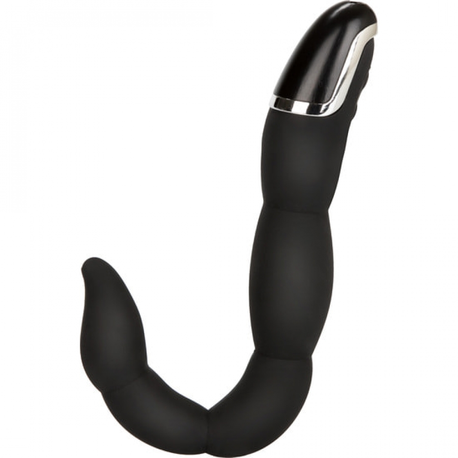 Vibrateur anal souple noir profond de Colt