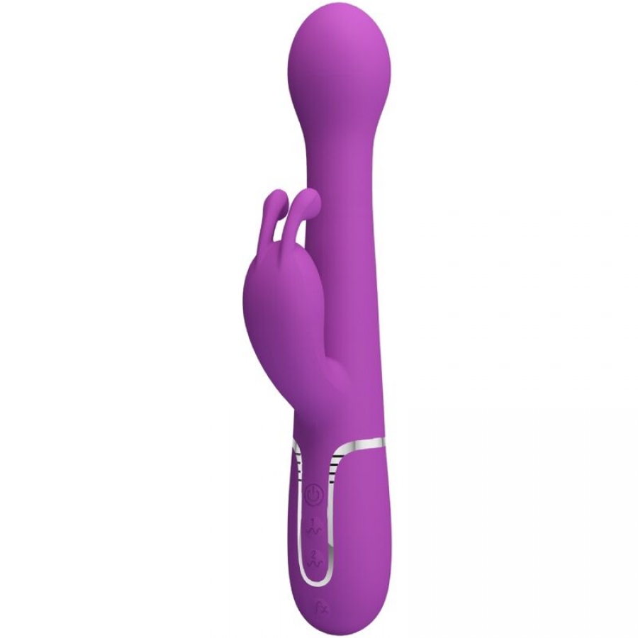 DEJON VIBRADOR RABBIT MULTIFUNCIÓN 3 EN 1 MORADO
