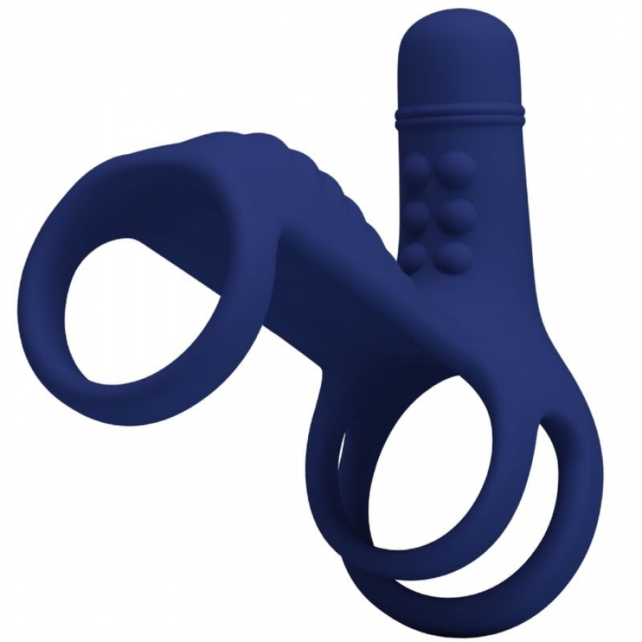 ANEL VIBRANTE ELISH COM EXTENSO AZUL