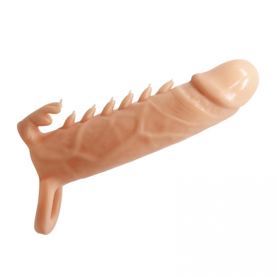 EMMIT MANCHON POUR PÉNIS + STIMULATEUR DE CLITORIS CHAIR