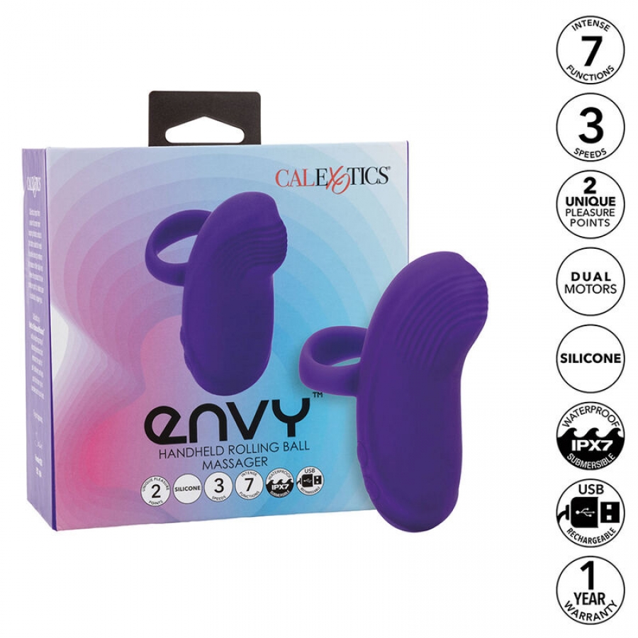 ENVY MASSAGGIATORE PALLA ROTANTE PORTATILE 7 VIBRAZIONI VIOL
