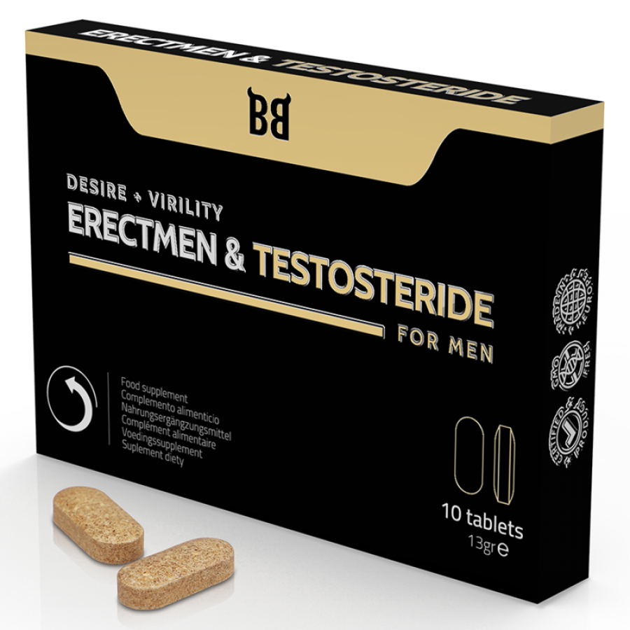 ERECTMEN & PODER DE TESTOSTERIDA E TESTOSTERONA PARA HOM