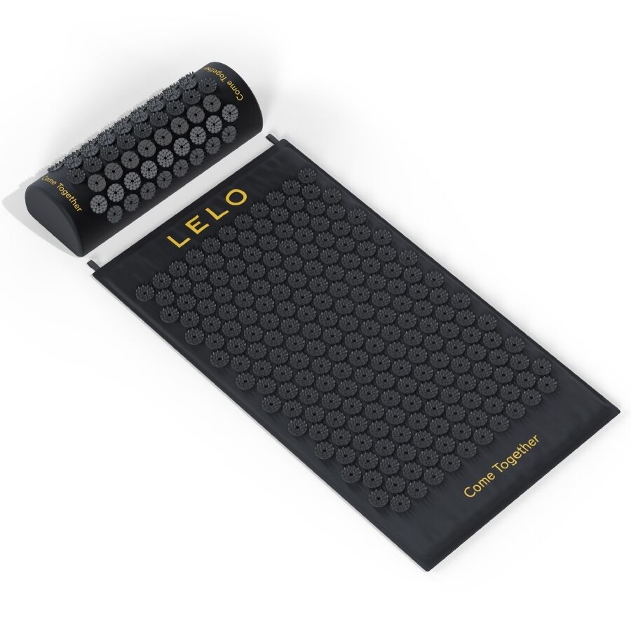TAPIS D'ACUPRESSION POUR MASSAGE CORPOREL NOIR