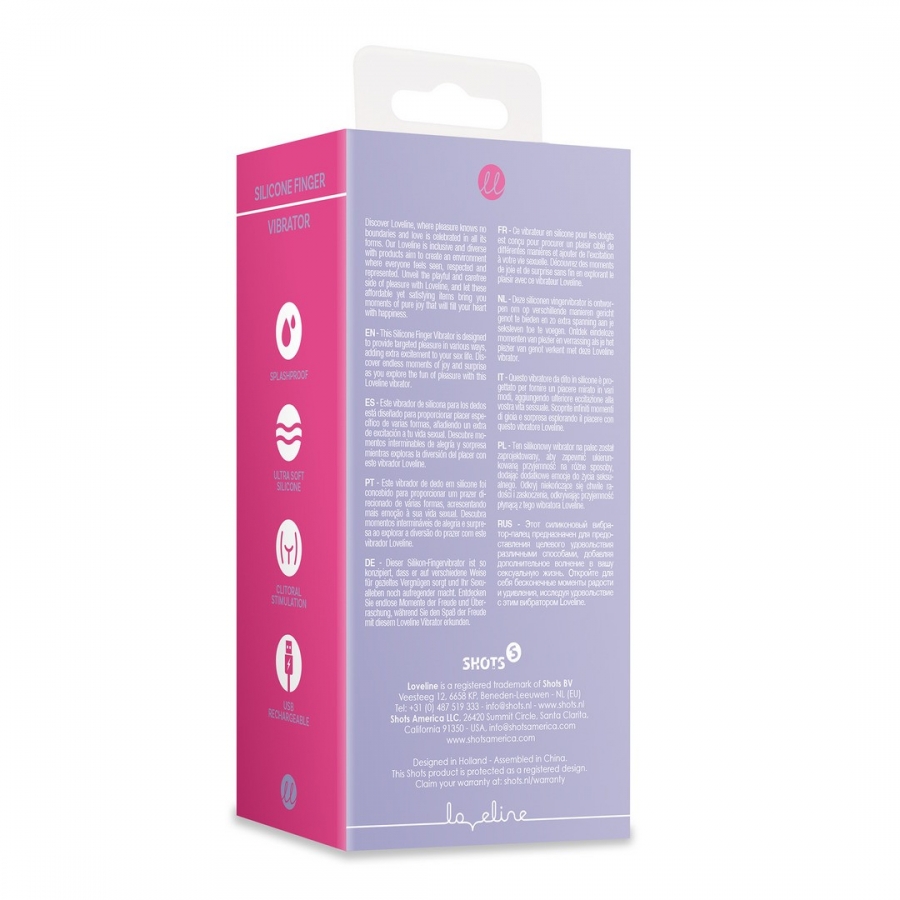FINGER VIBRATOR LAVENDER 5