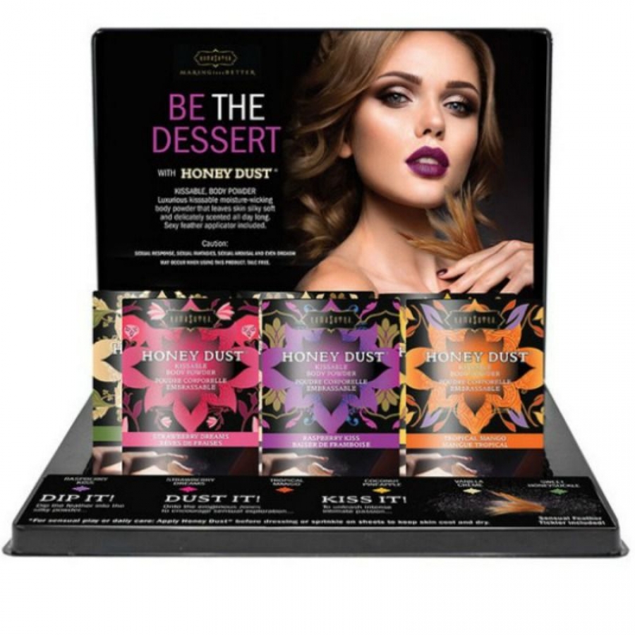 EXPOSITOR POLVOS COMESTIBLES HONEY DUST