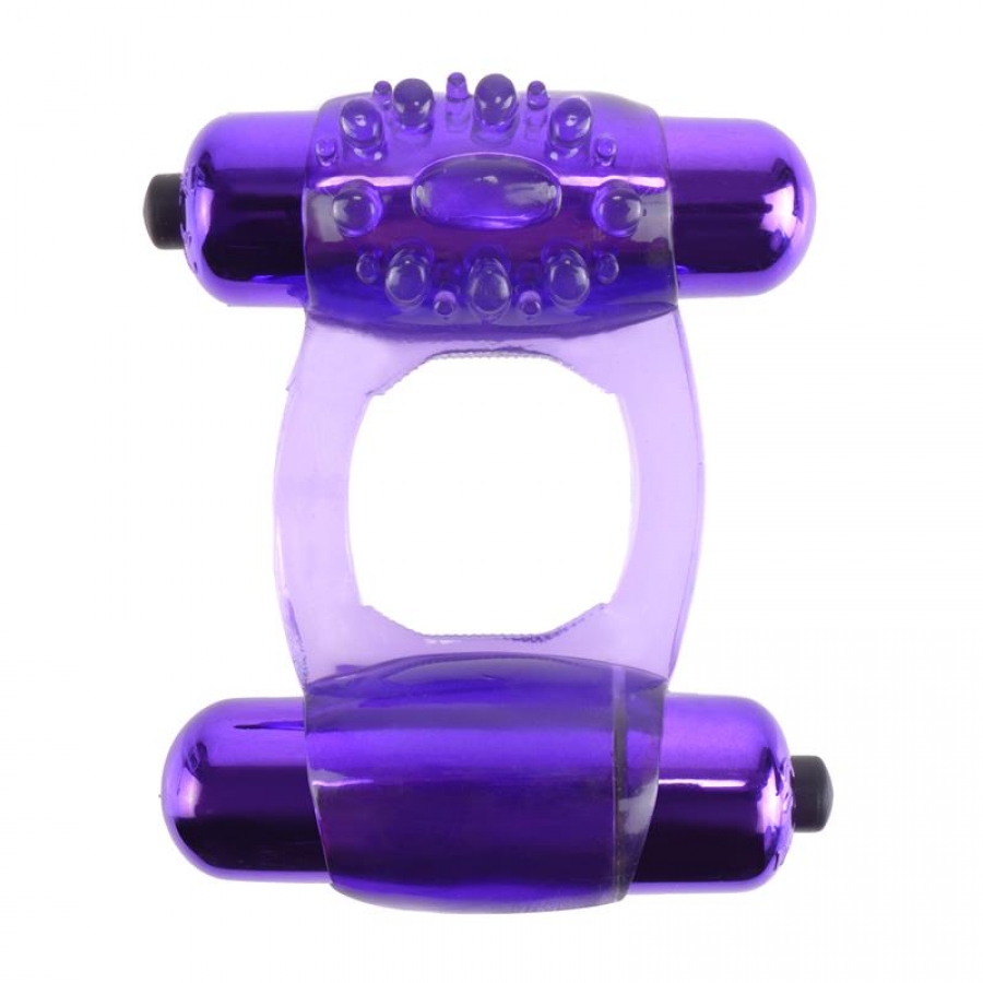 Fantasia C-Ringz Anel Duplo Super Vibração Roxo