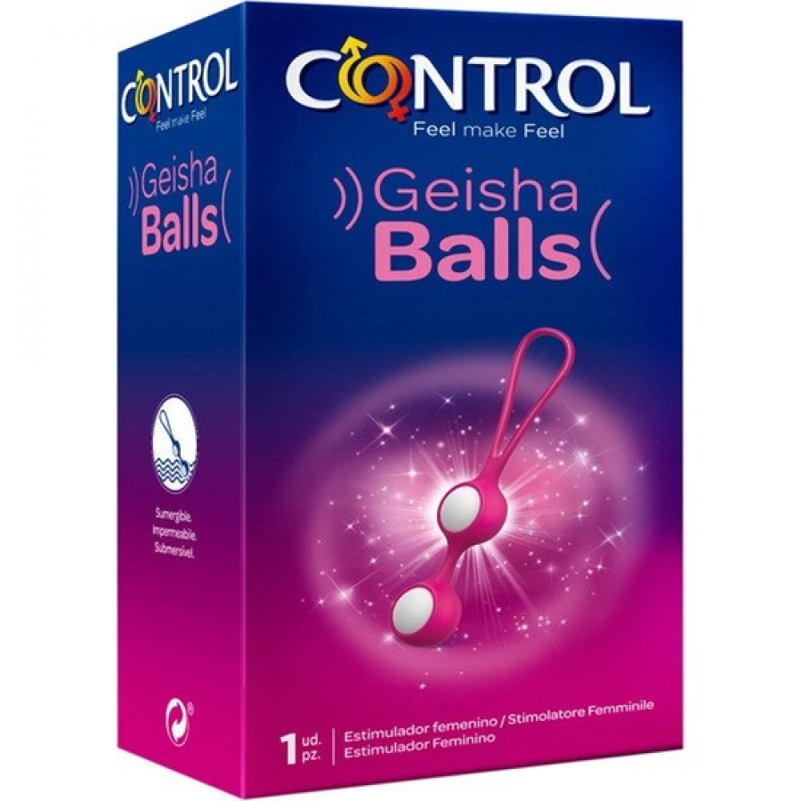 Controlla i giocattoli delle palle di geisha