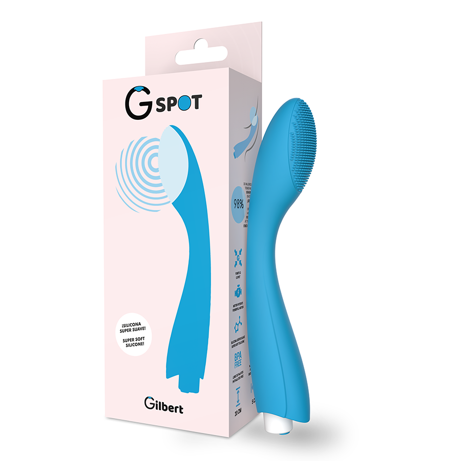 VIBRATEUR GYLBERT TURQUOISE BLEU nº1